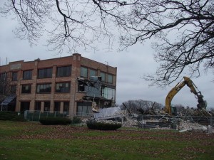 Union Corners: Rayovac Building Comes Down