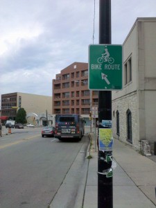 The not-so-bike-friendly bike route. The assault started here.